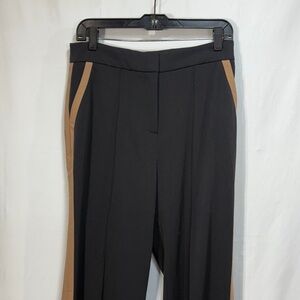 🐌 4L nwot Studio Park x Kerstin Lindquist tuxedo stripe wide leg trouser:
